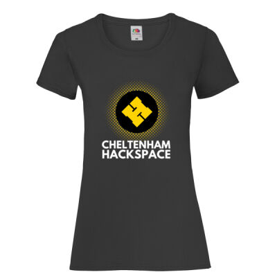 Cheltenham Hackspace Womens Dark T-shirt Thumbnail