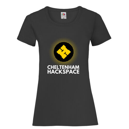 Cheltenham Hackspace Womens Dark T-shirt Thumbnail