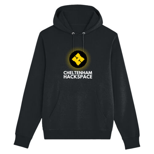 Cheltenham Hackspace Black Pullover Hoodie Thumbnail